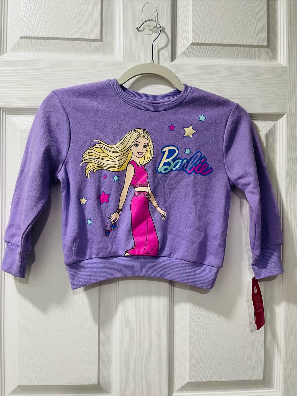 Barbie Lavender Purple Pullover with Pink Graphic